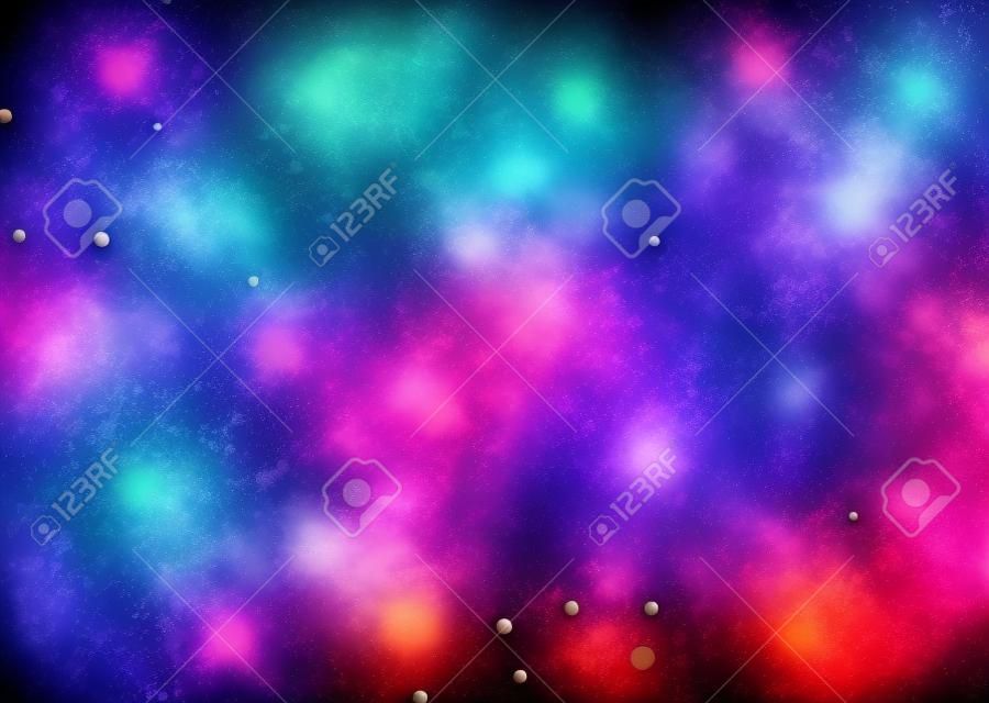 El espectro de color abstracto estrellas de fondo de color