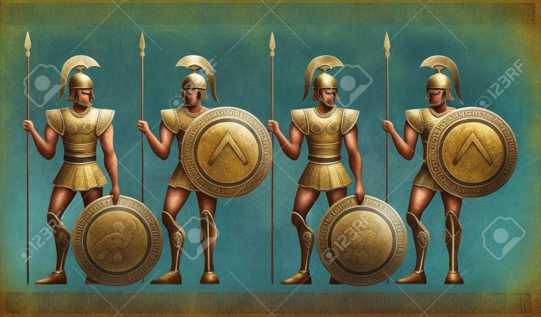 Warriors greco antico