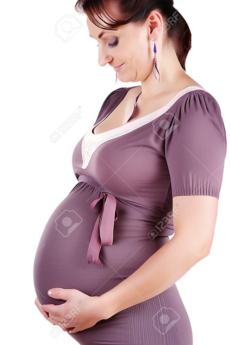 Porträt einer schönen Frau schwanger