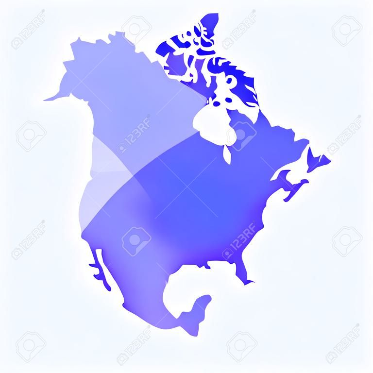 Carte politique de la province de Québec, illustration vectorielle