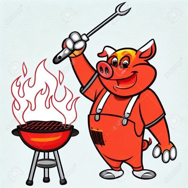 Grill grillezés Pig