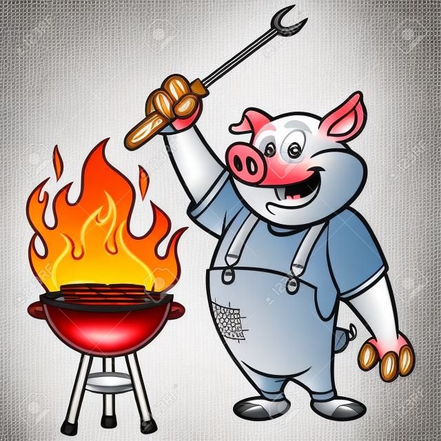 BBQ Grilling Pig