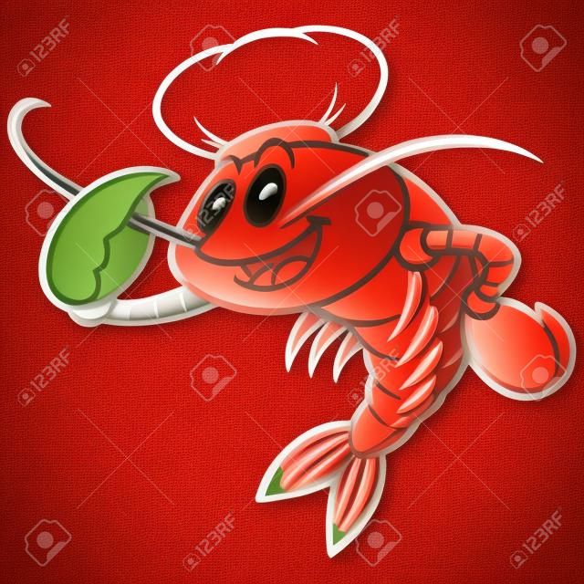 Crawfish Chef Mascot