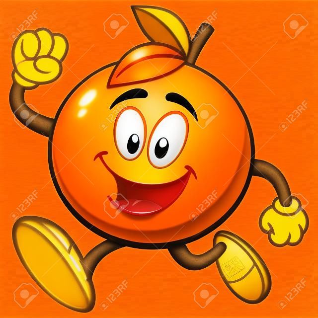 orange course à pied