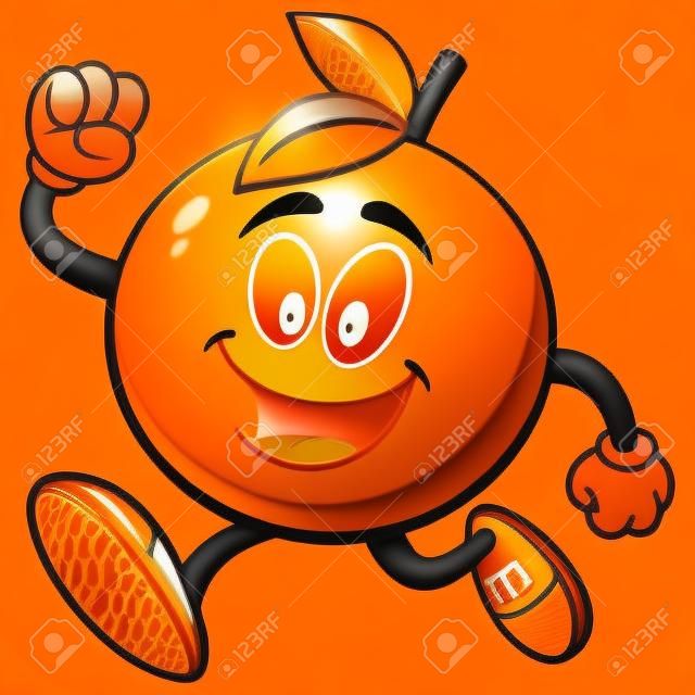 pomarańczowy Running