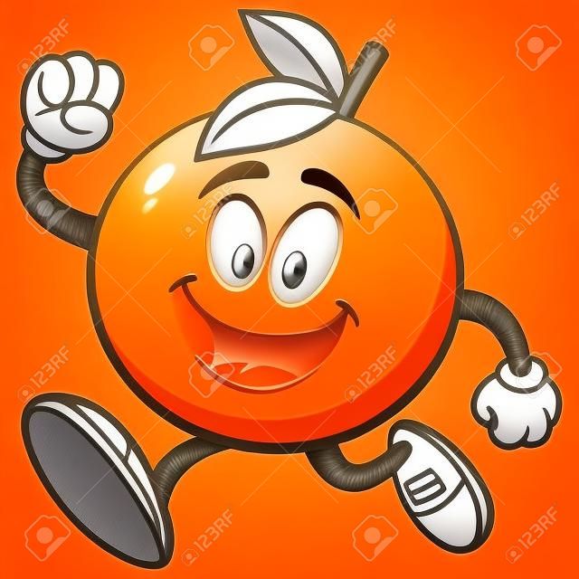 pomarańczowy Running