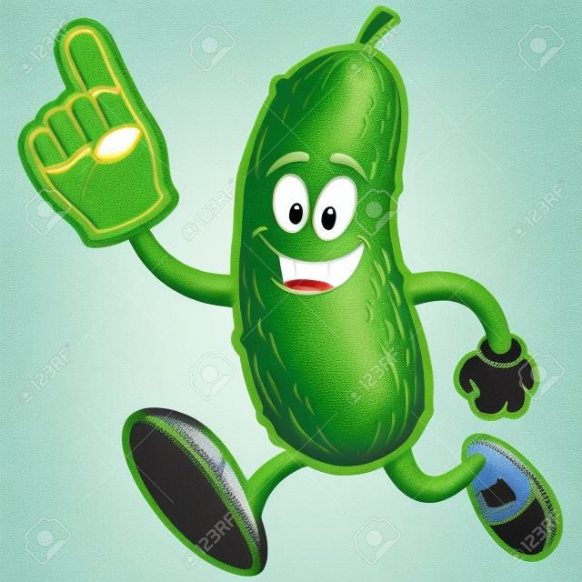 Pickle Correndo con le dita di schiuma