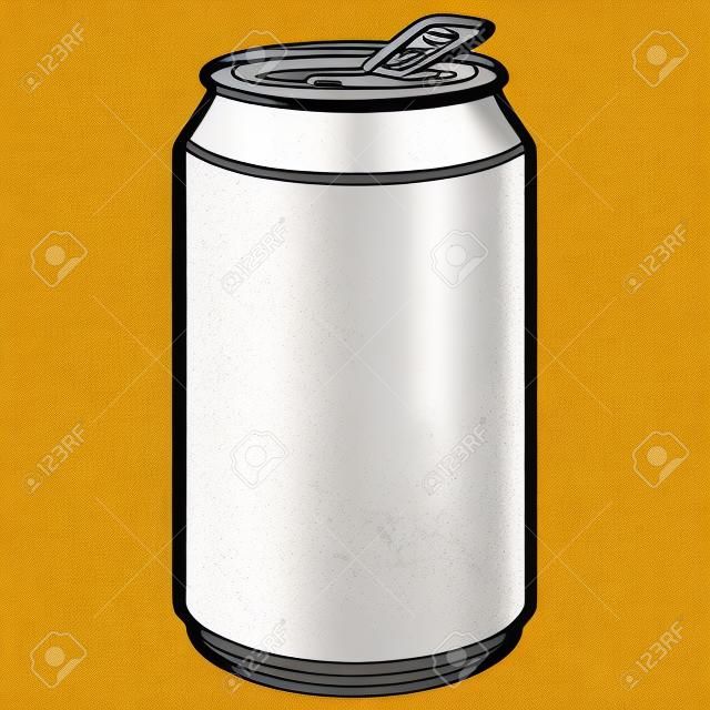 Ilustración de lata de soda
