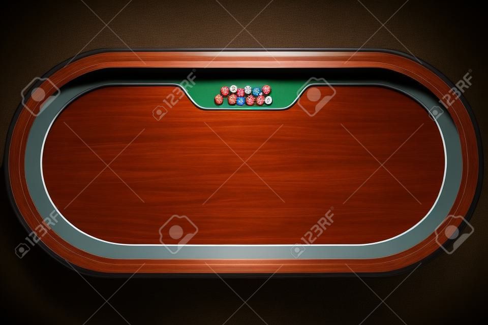 Poker table.