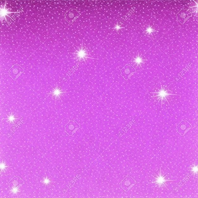 Игристые фон блестки с розовым градиентом фиолетового. Вектор. Вектор
