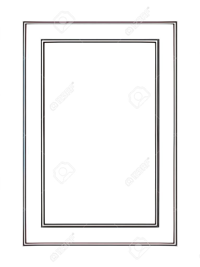 Vector simple page border for fine decorations design
