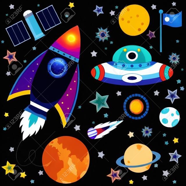 Outer Space Design Elements