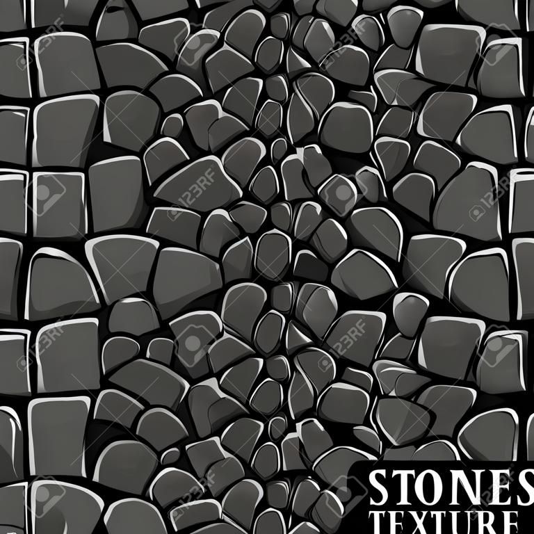 Текстура из камней для дизайна. Векторная иллюстрация
