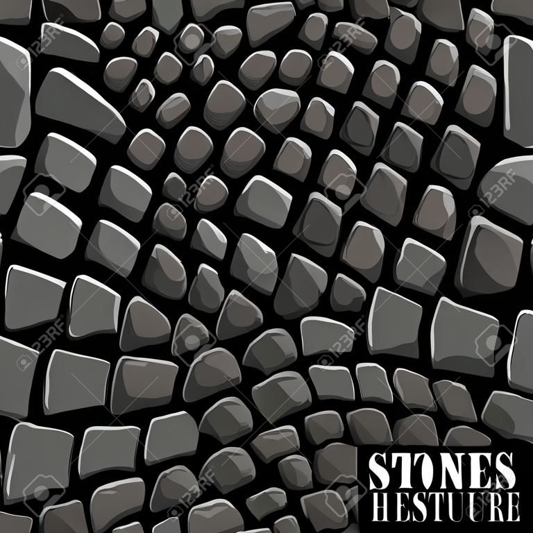 De textuur van de stenen voor design. Vector illustratie