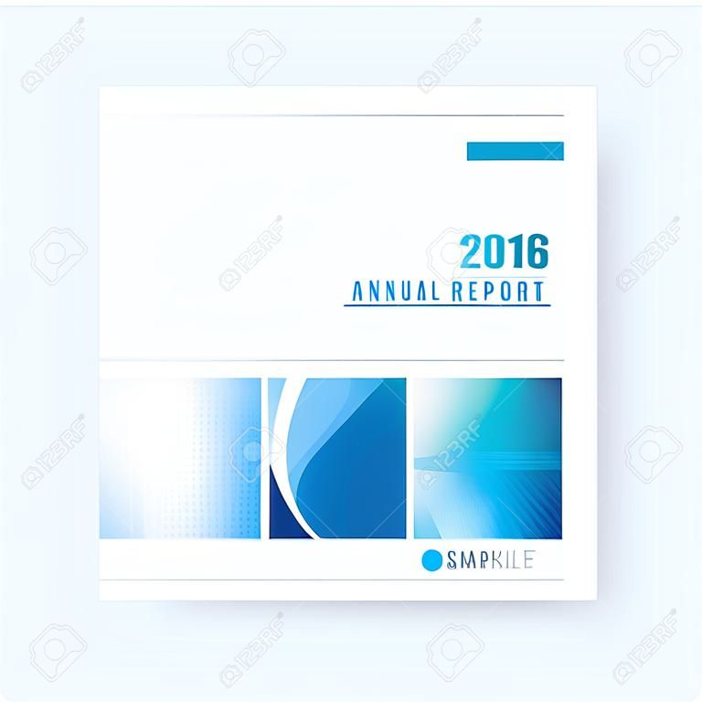 couverture du rapport annuel, brochure modèle