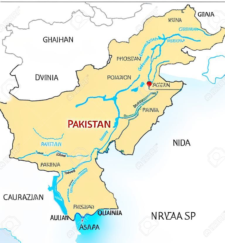 巴基斯坦地图