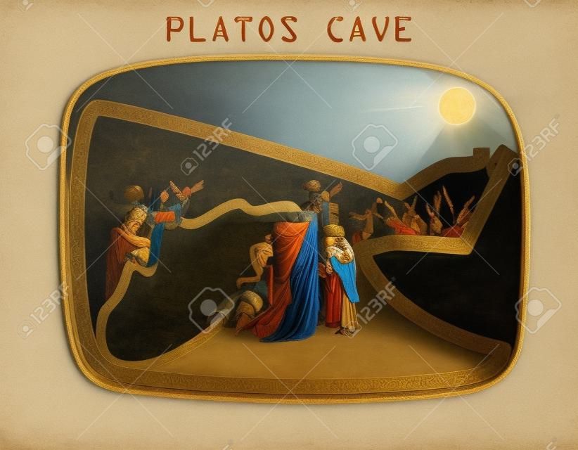 洞穴的寓言-柏拉圖的著作《共和國》