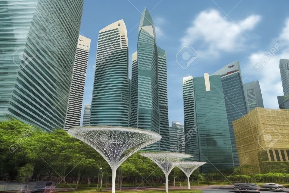 Singapore corporate building
