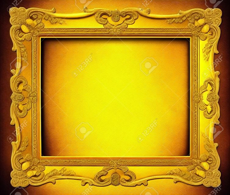 old golden frame  beautiful vintage background