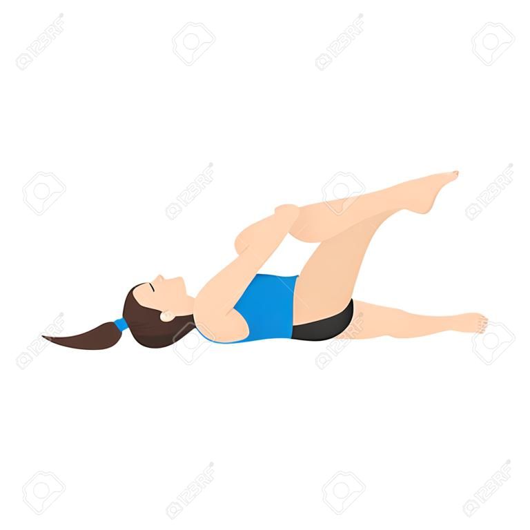 Female chest exercise vector free download