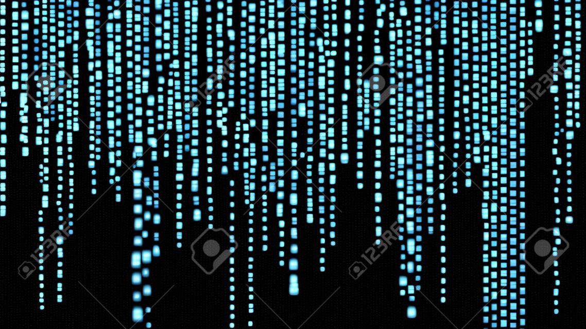 Digital background matrix. Binary computer code. Hacker concept.
