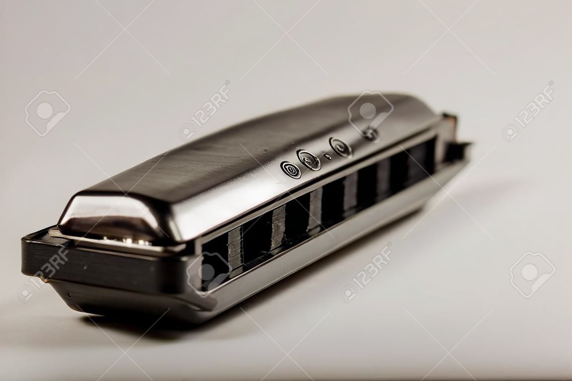 Close up of harmonica 