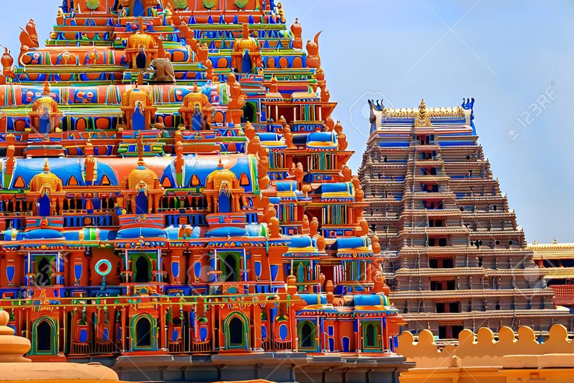 Świątynia Sri Ranganathaswamy w Trichy, Tamil Nadu stanu, Południowej Indii.