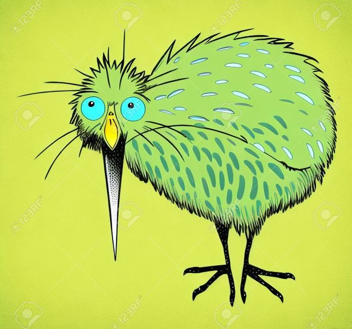 Image de bande dessinée de kiwi bird