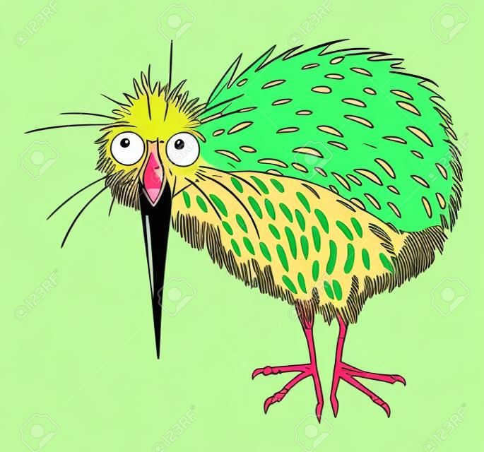 Cartoon kép kiwi madár