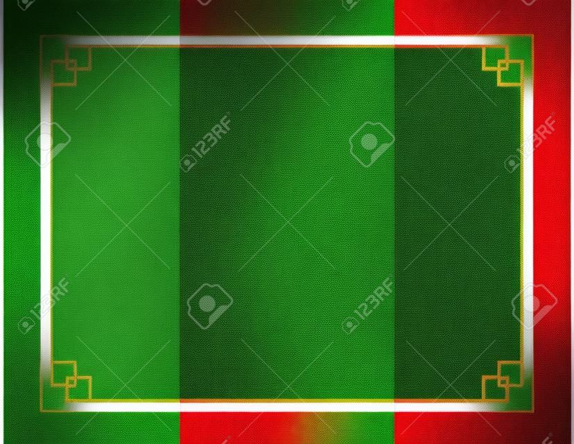 Mexican Flag Border Background