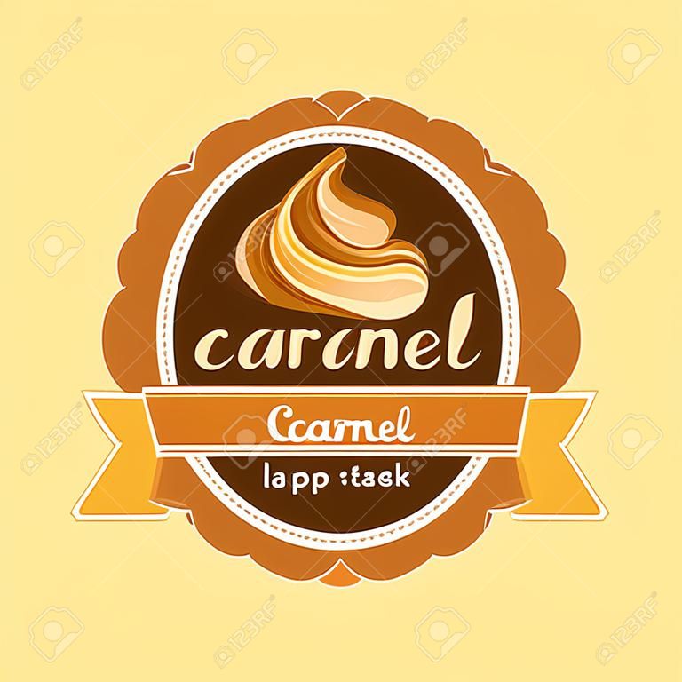 Design de etiquetas de caramelo.