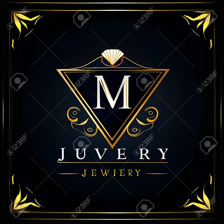 Elegant Floral Jewelry Logo Design