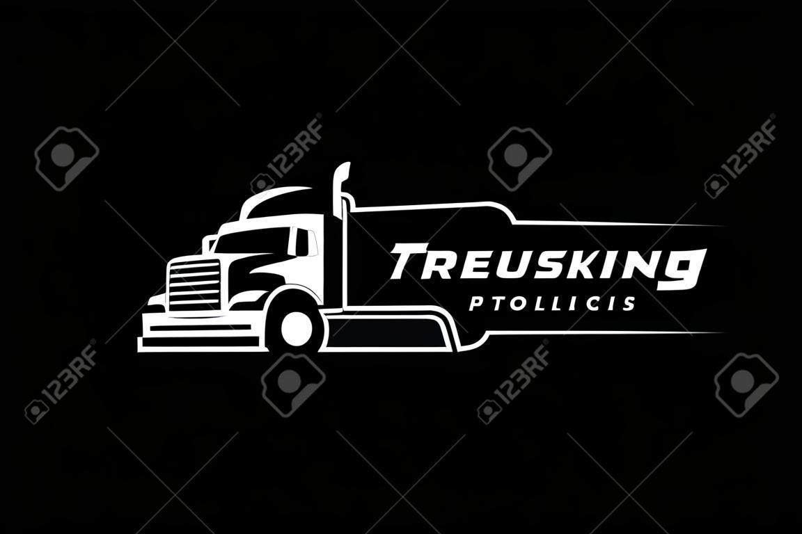 Truck logo template, Perfect logo for business related to automotive.
