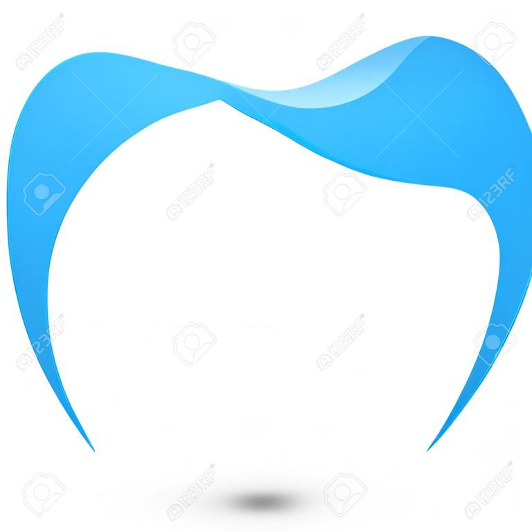 Logotipo del diente, diente, odontología, dentista