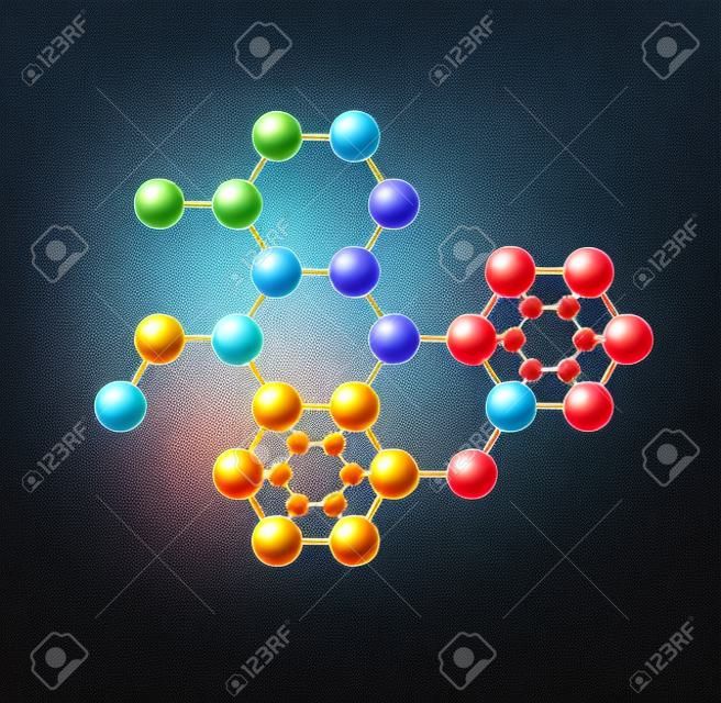 Icono de la estructura molecular