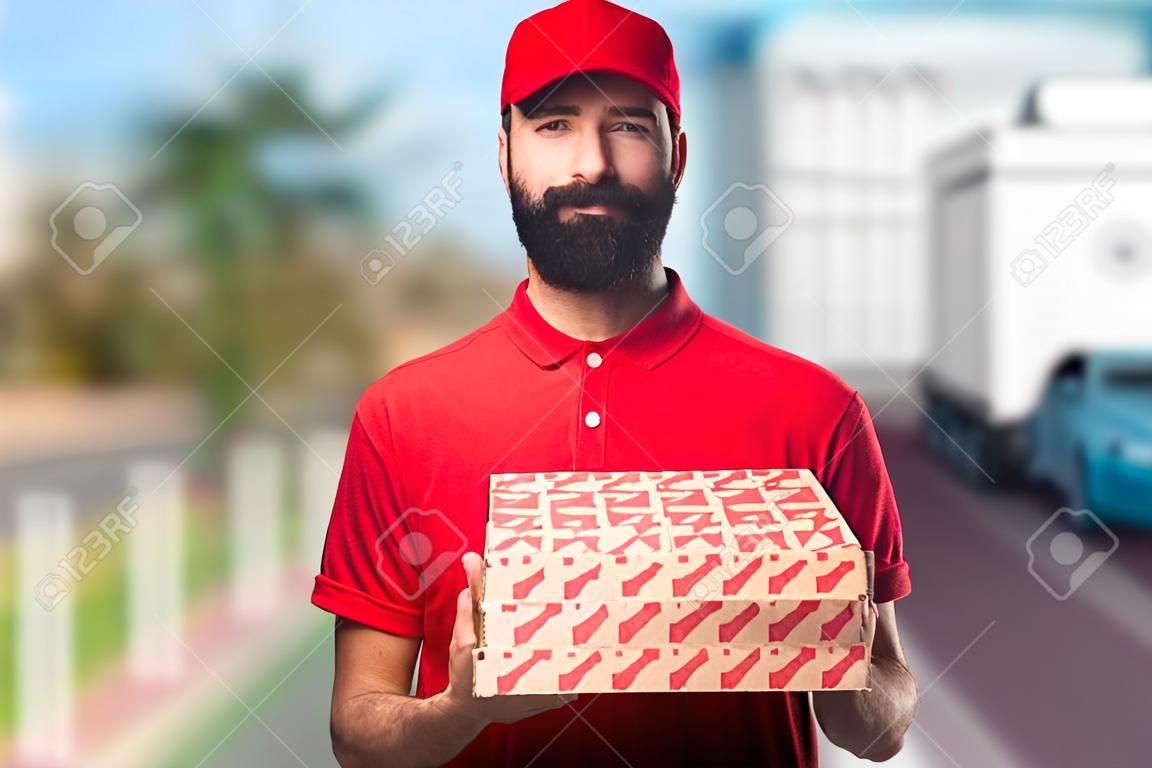 Livraison de pizzas homme