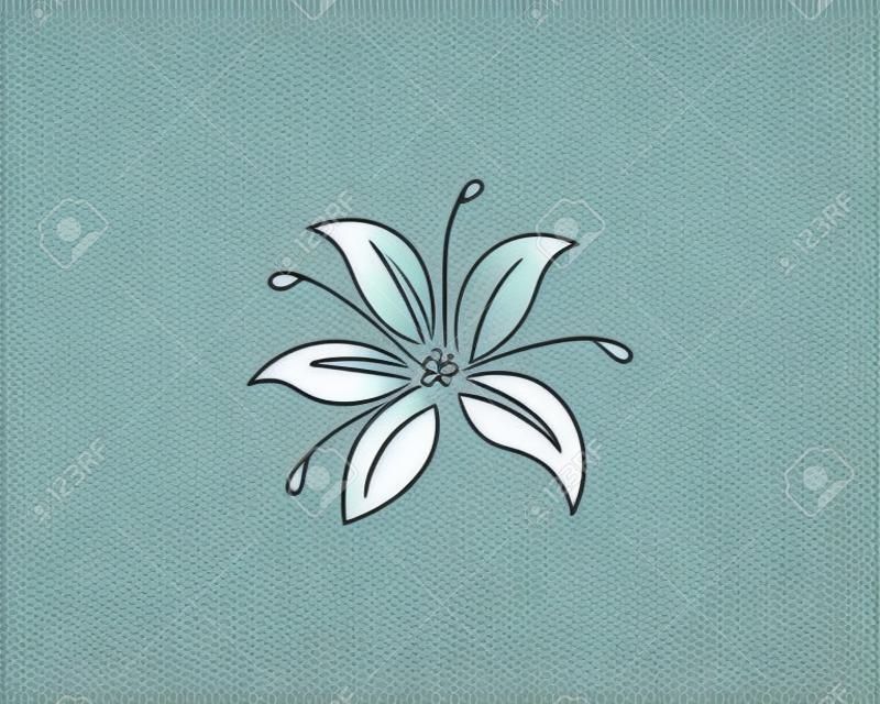 아름다움 벡터 꽃 디자인 로고 템플릿 아이콘