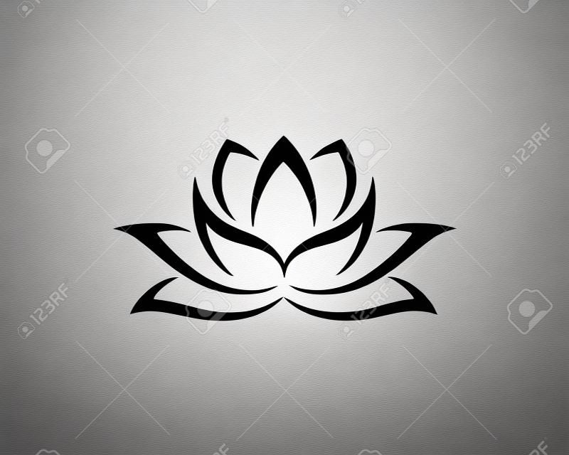 Schönheit Lotus Logo-Vorlage