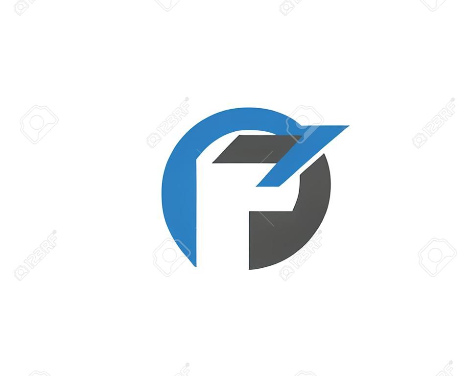 F Letter Logo Profesjonalny szablon logo firmy