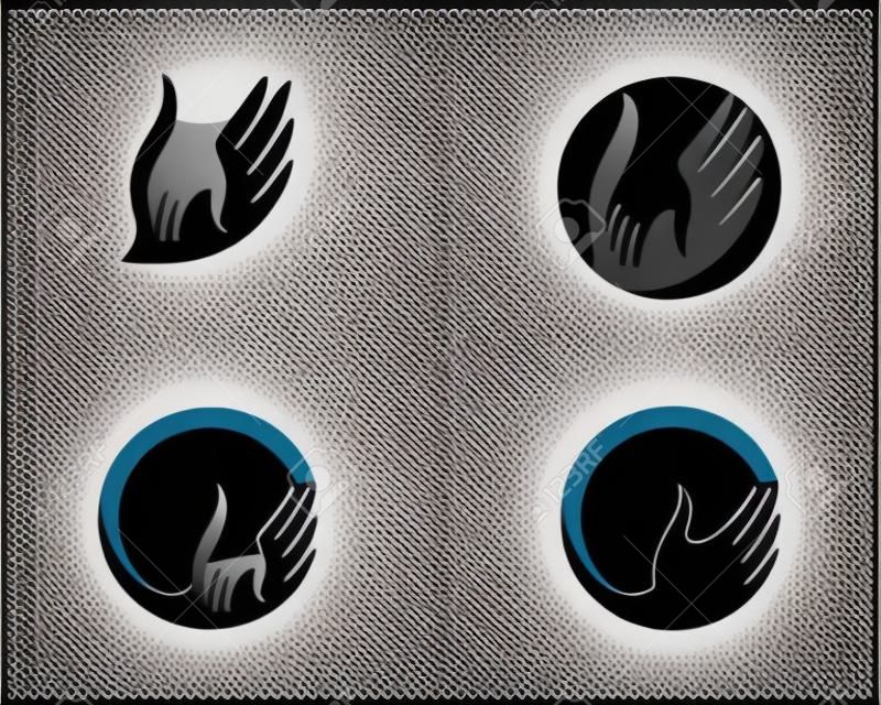 Pictogram Hand Care Template vector pictogram Bedrijf