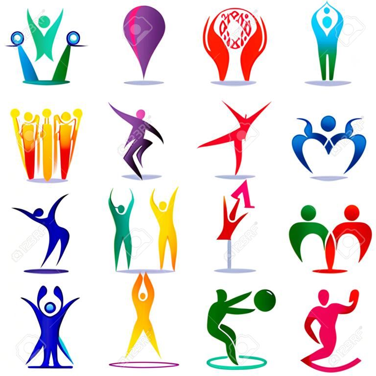 Sport games and competition icons illustration