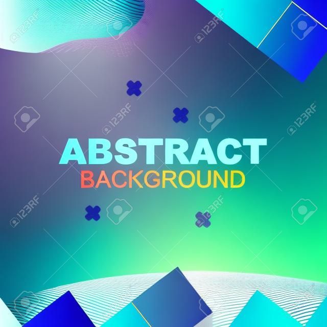 Vector abstraktes Hintergrundbeschaffenheitsdesign, helles Plakat, blaue Hintergrundvektorillustration der Fahnensteigung mit Punkten und Streifen