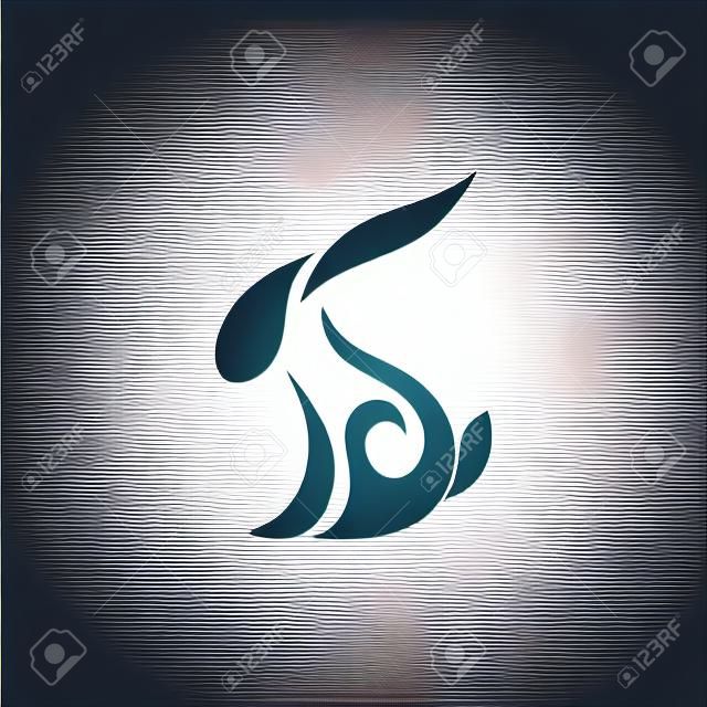 Nyúl logo vektor