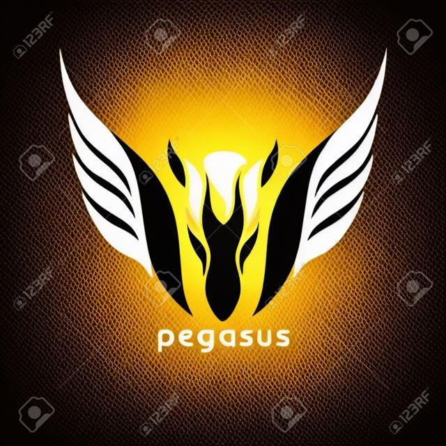 Pegasus logosu vektör