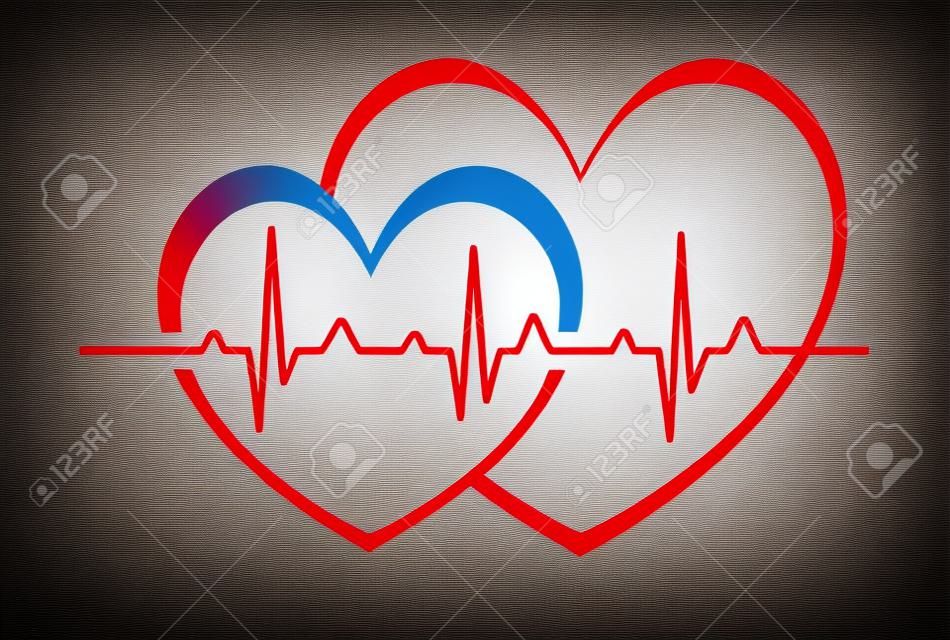 Özet kalp cardiogram atıyor