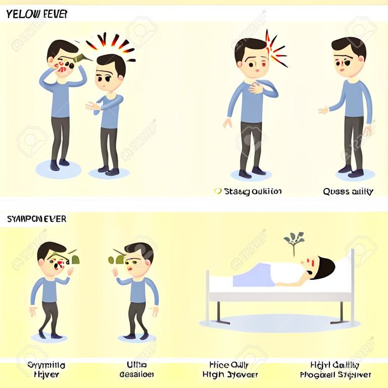 Los síntomas de la fiebre amarilla tres etapas