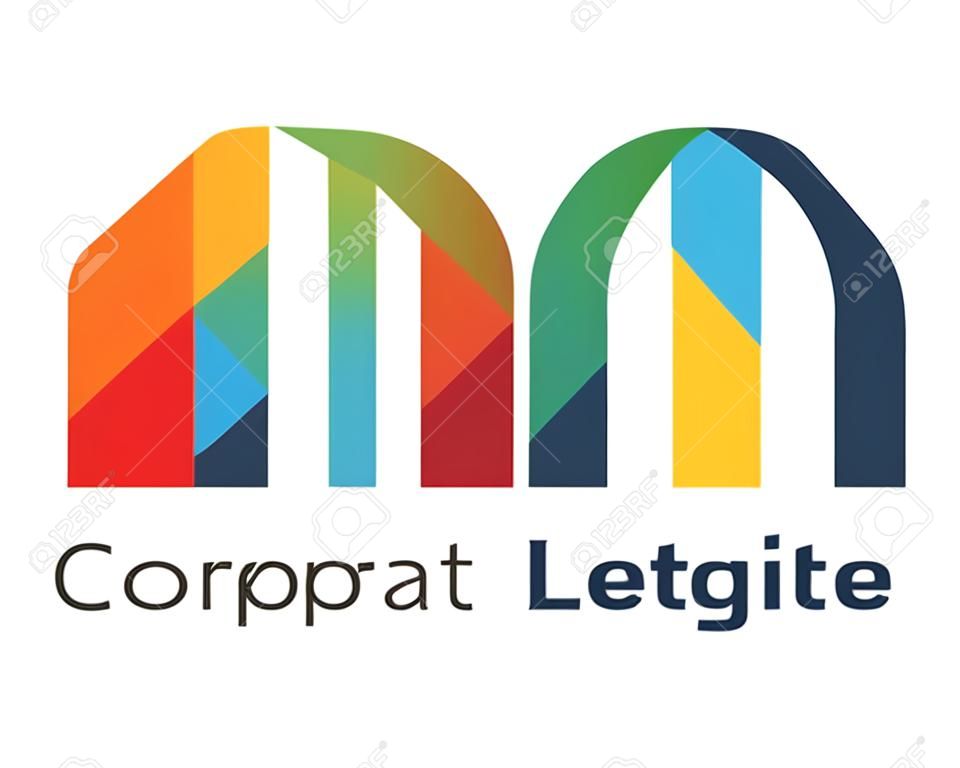 Бизнес корпоративный буква S дизайн логотипа вектор.