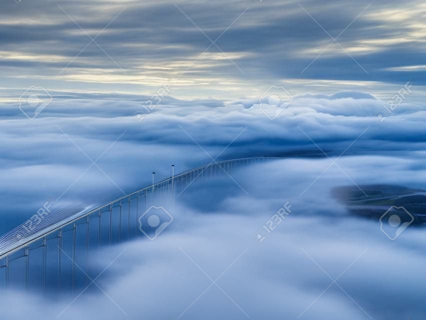 THE ORESUND BRIDGE between Denmark and Sweden