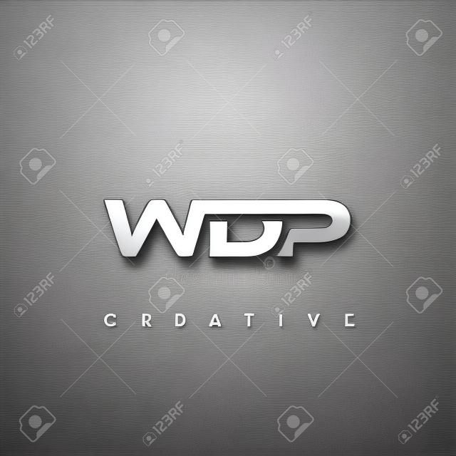 WDP Letter Initial Logo Design Template Vector Illustration