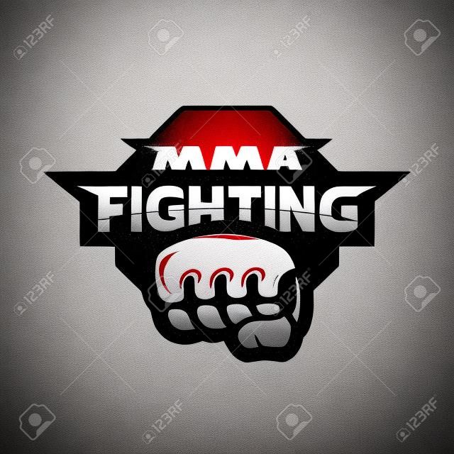 MMA mücadele logosu.